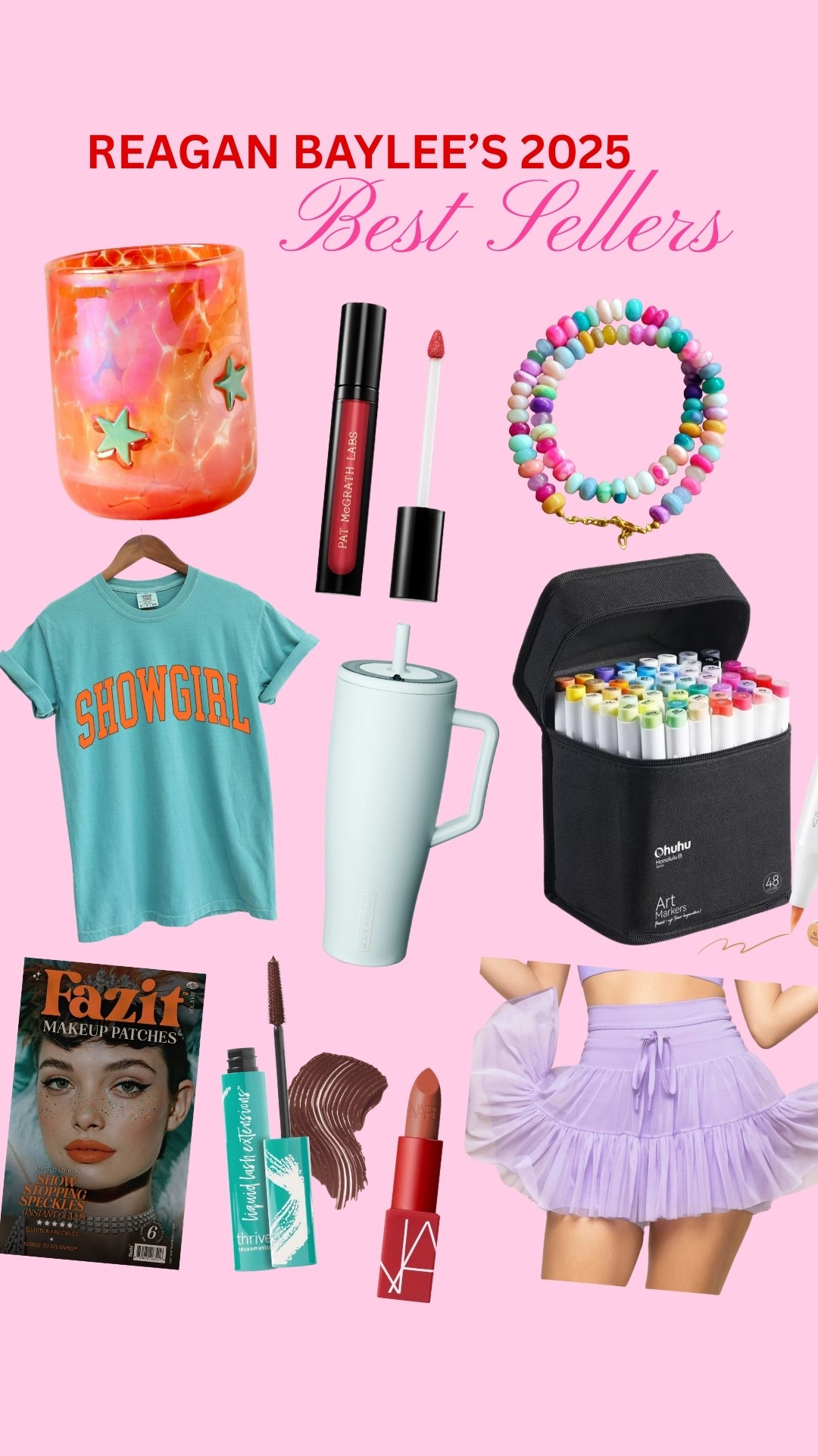 my top selling products I hated in 2025! From tswift showgirl inspired finds, to markers, to brunette tumblers, to Taylor’s iconic pirouette skort and more, these are the items you guys loved and requested the most!

#LTKHoliday #LTKGiftGuide #LTKFindsUnder50