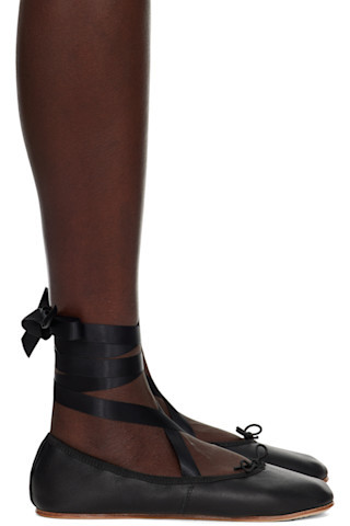 Repetto - Black Sophia Ballerina Flats | SSENSE