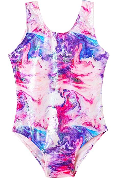 QoozZ Sparkle Colorful Leotard for Girls Gymnastics Leotards | Amazon (US)