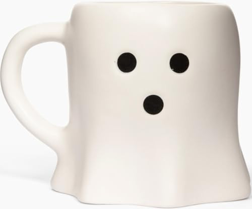 Sweet Water Decor Ghost Figurine Halloween Mugs - Halloween Coffee Mugs Dishwasher & Microwave Safe - Ghost Mugs for Coffee & Hot Cocoa or Seasonal Brew - Ceramic Ghost Mug Designed in The USA 12oz | Amazon (US)