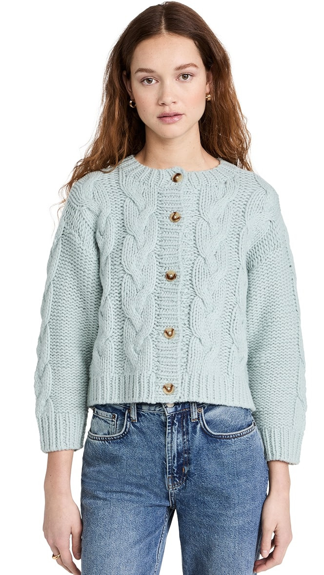 Joelle Cable Knit Cardigan | Shopbop