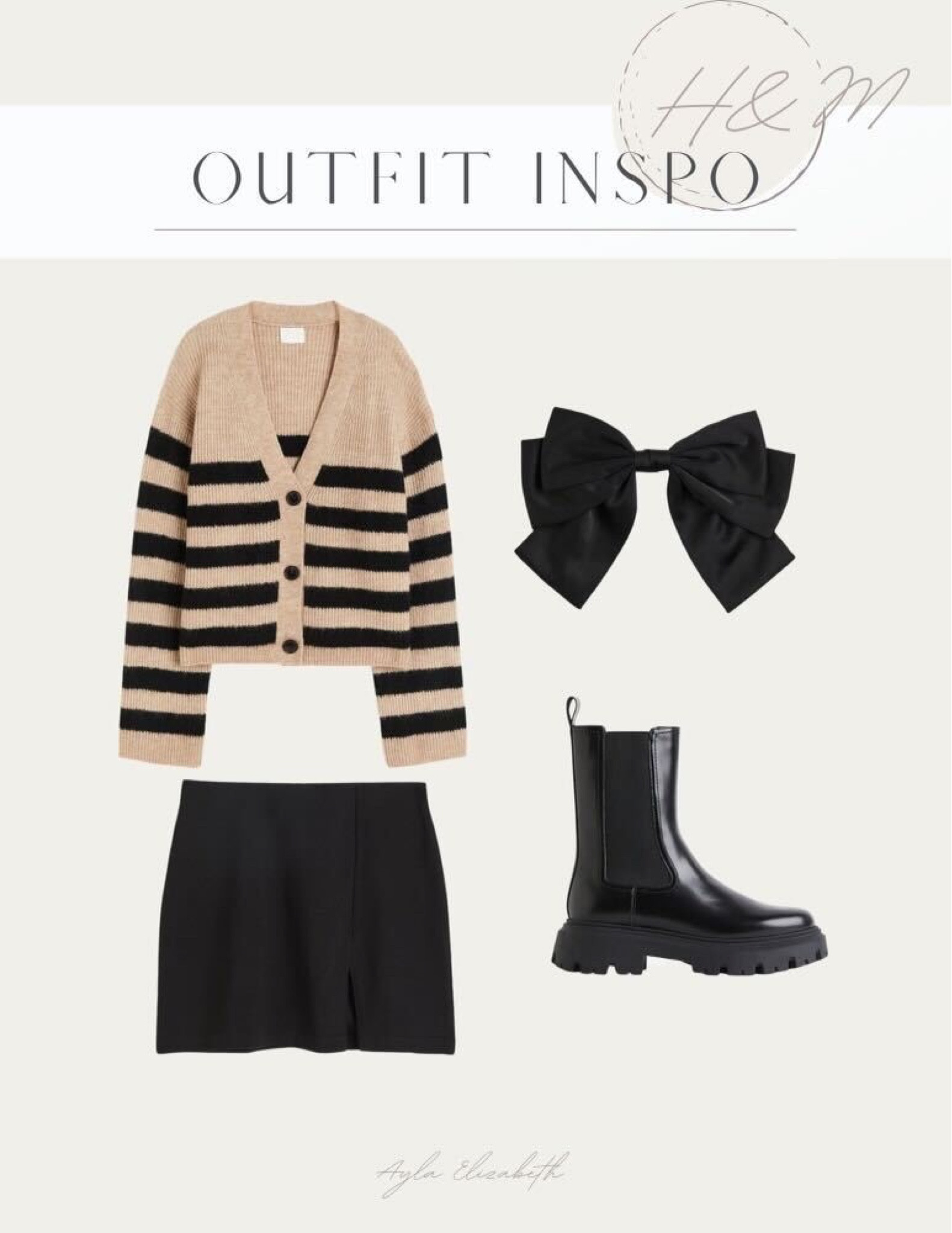 This is going to be one of my favorite outfits for fall! The hair bow is just the cutest touch to this outfit!

#LTKFind #LTKstyletip #LTKSeasonal