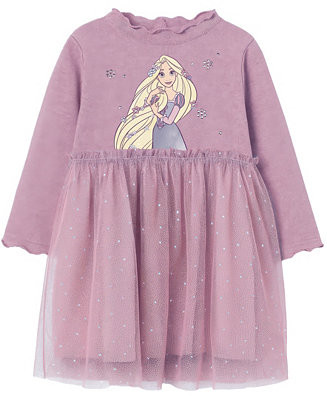 Girls' 2T-6X Rapunzel Long-Sleeve Dress | Macy's