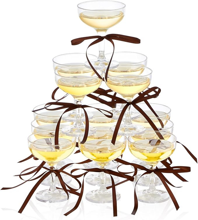 Maxdot 20 Set A Tini Bit Older Espresso Martini Birthday Party Supplies 5 oz Plastic Martini Glas... | Amazon (US)