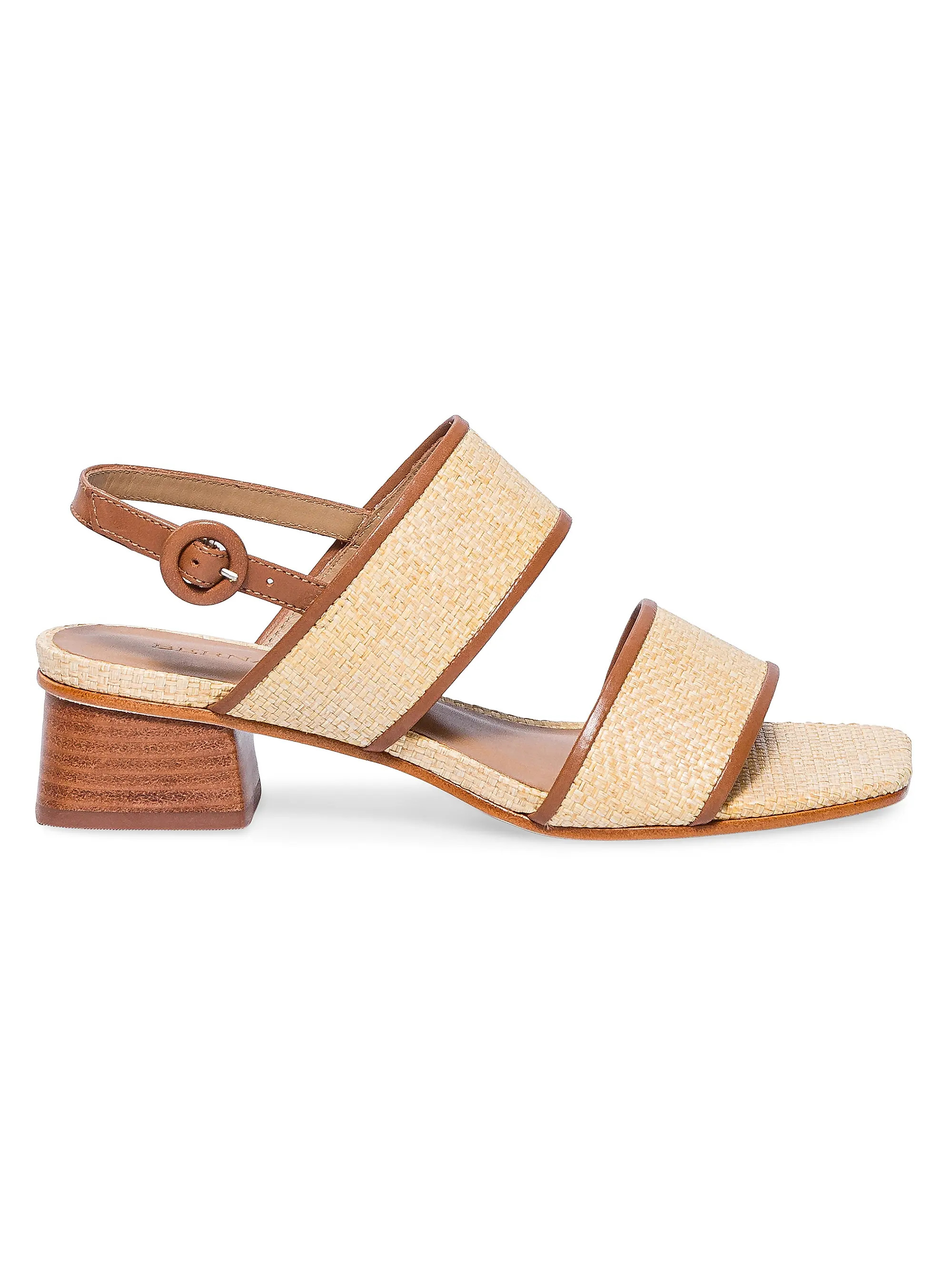 Jasper Raffia Slingback Sandals | Saks Fifth Avenue