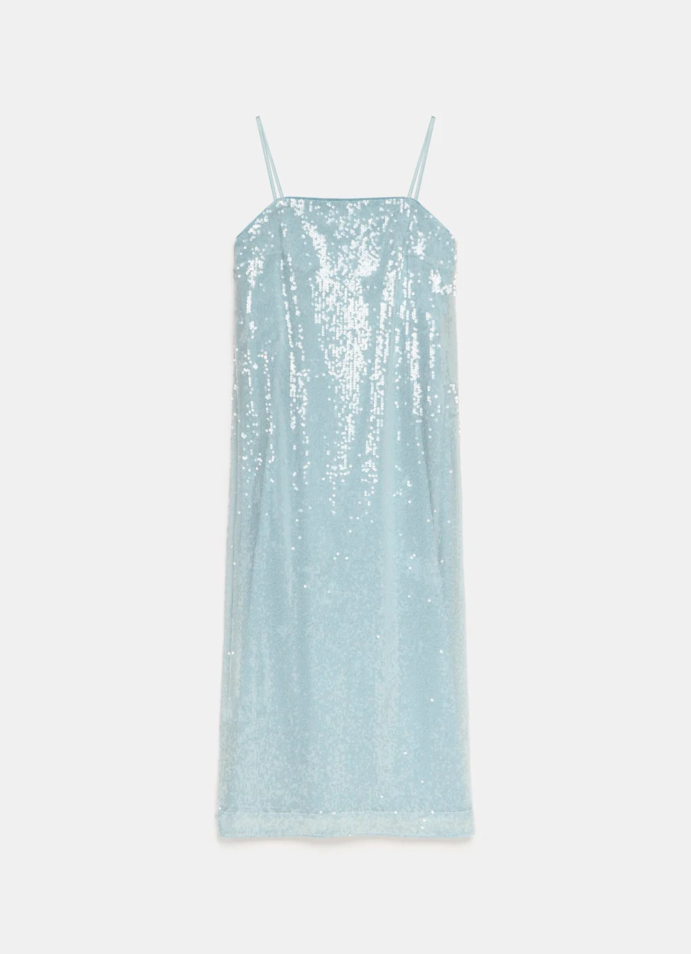 Blue Sequin Maxi Dress | Mint Velvet