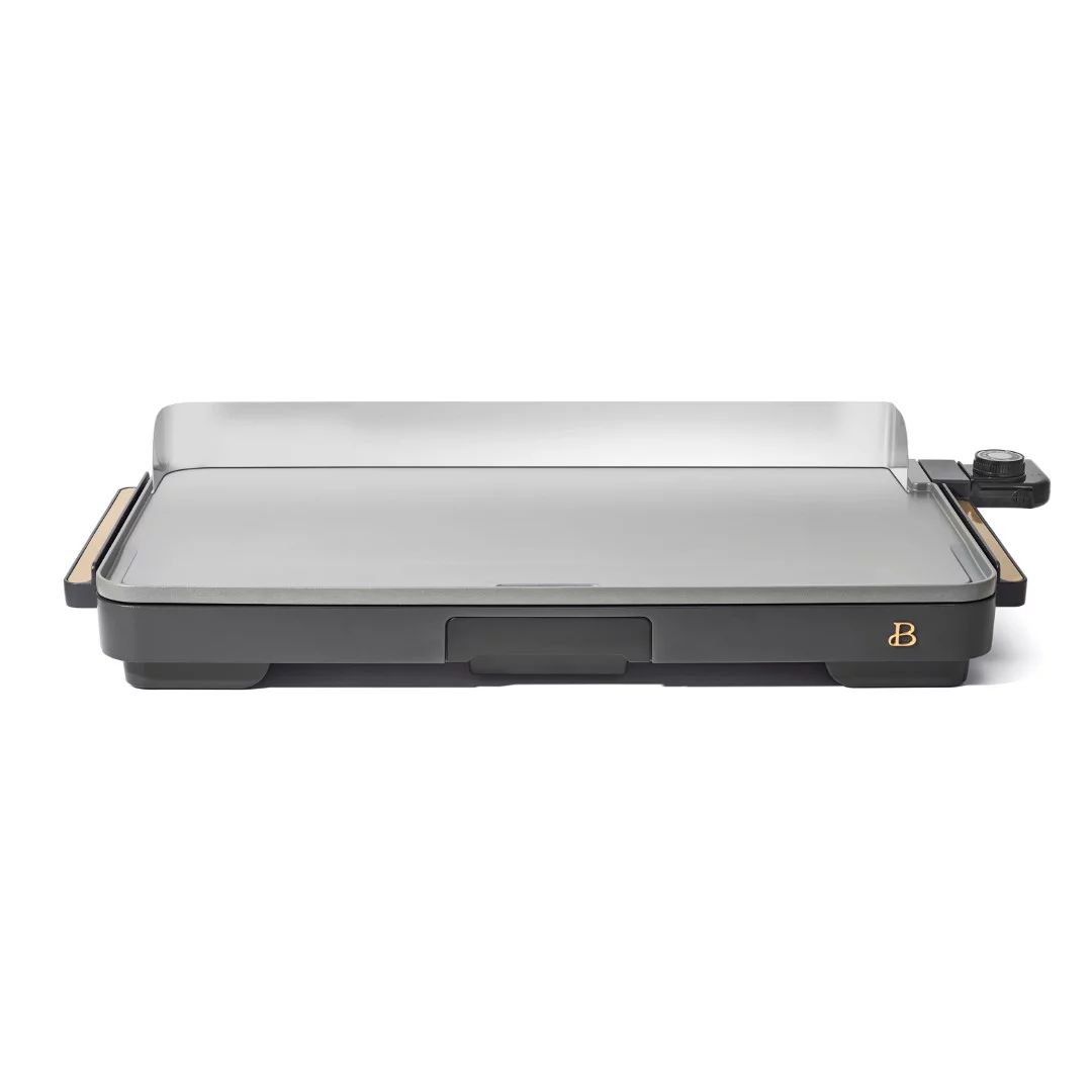 Beautiful 12" x 22" Extra Large Griddle, Oyster Grey by Drew Barrymore - Walmart.com | Walmart (US)
