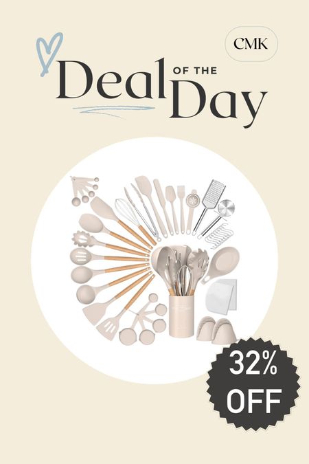 CMK Deal of the Day: silicone cooking utensil set, 32% off & under $30! 

#LTKhome #LTKfindsunder50 #LTKsalealert