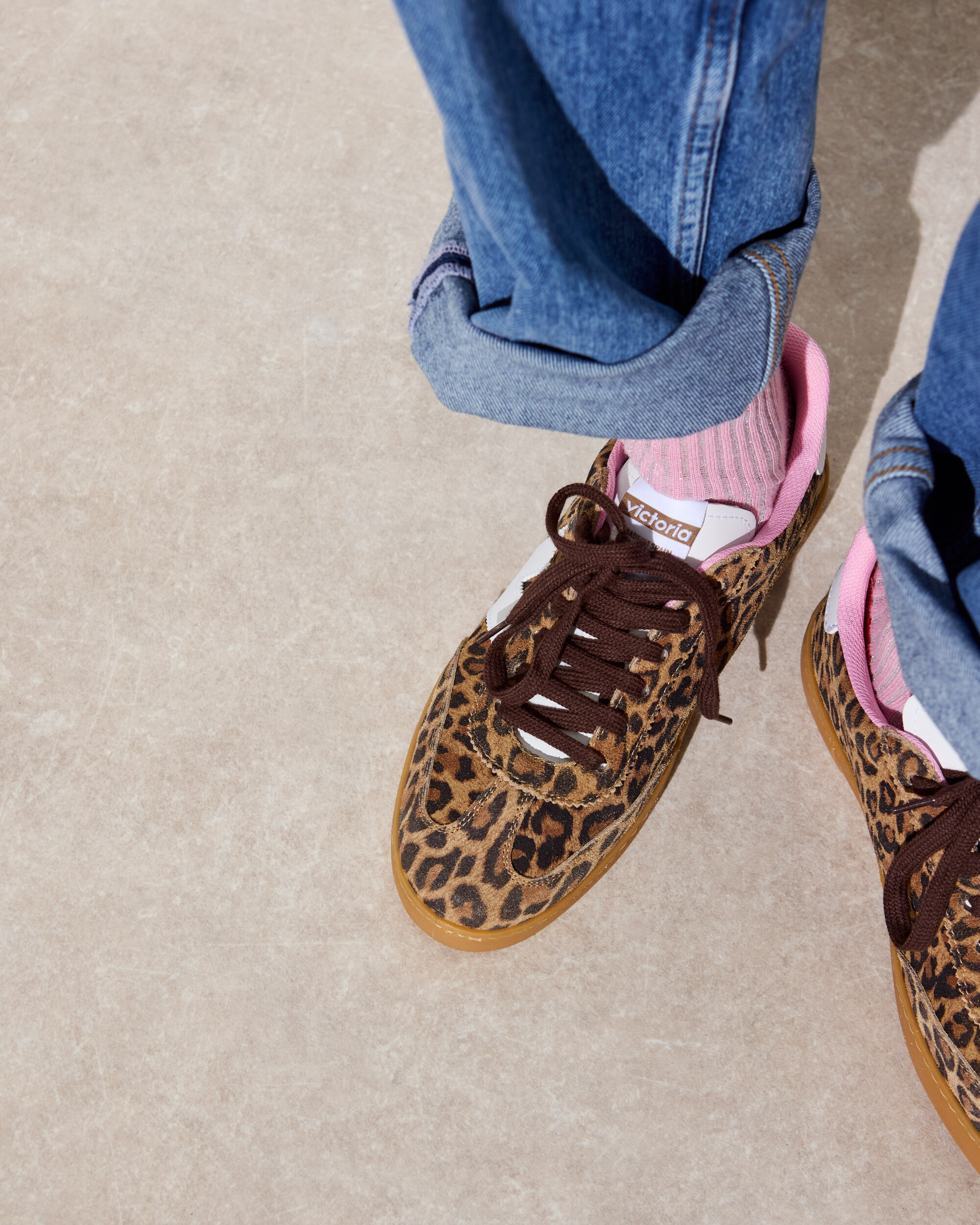 Victoria Berlin Leopard Print Suede Trainers | Oliver Bonas | Oliver Bonas (Global)