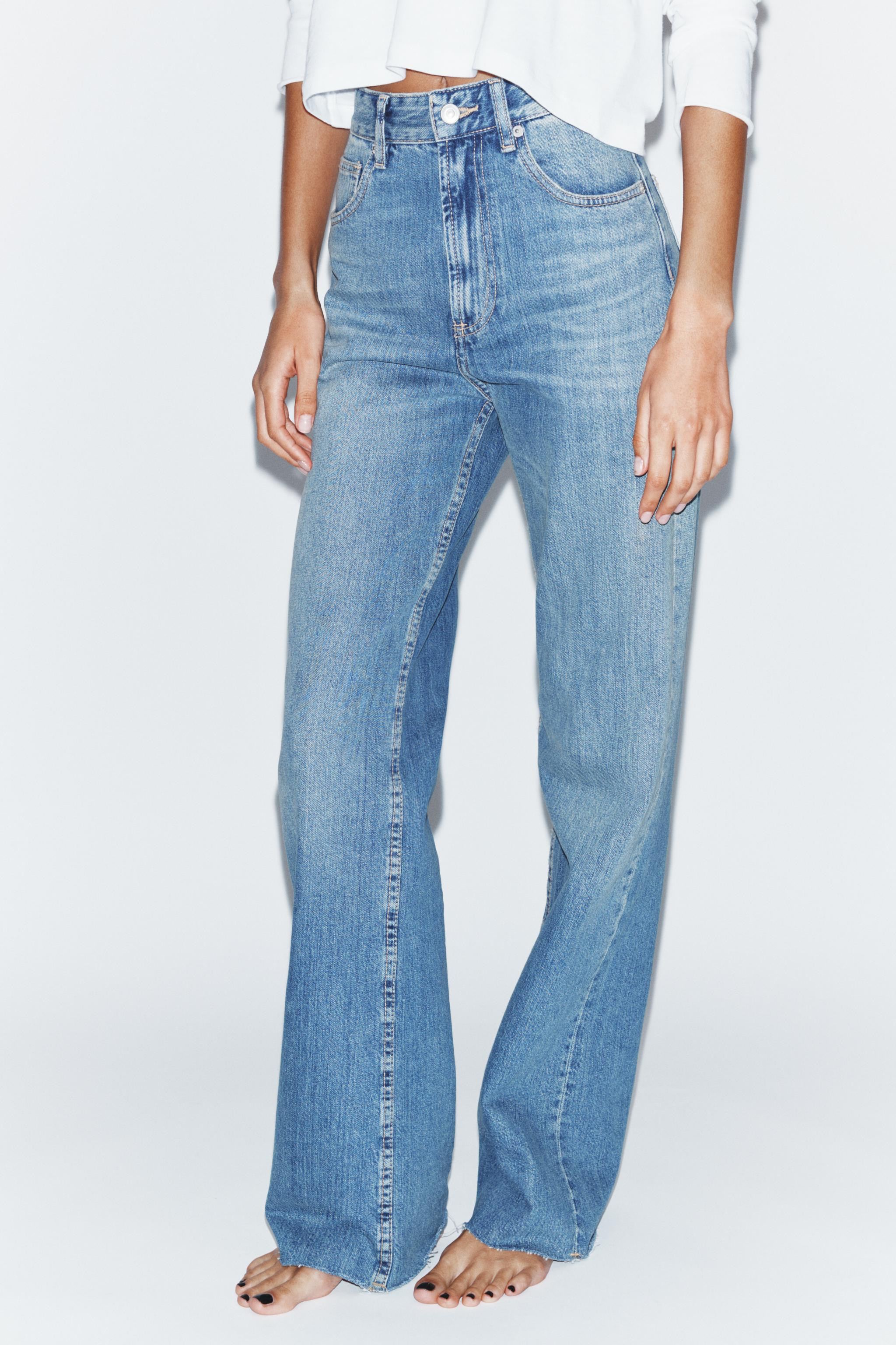 TRF HIGH WAIST WIDE LEG JEANS | Zara Canada