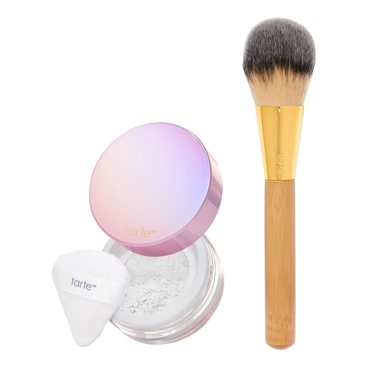 Creaseless 2-piece Setting Powder & Brush Set | HSN
