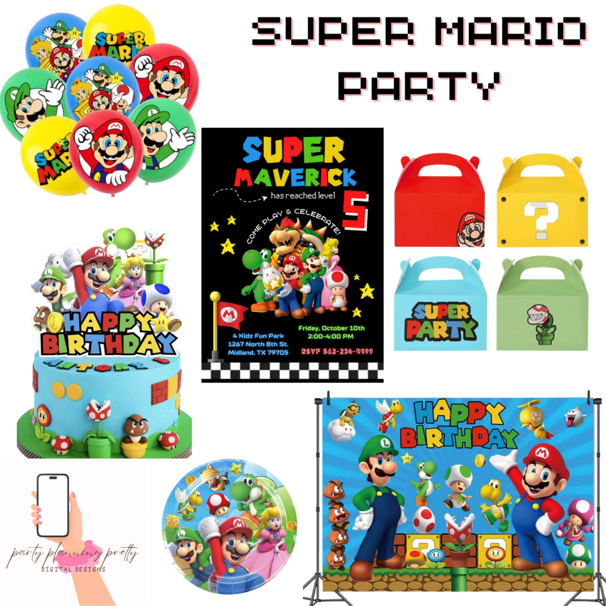 Planning a Super Mario party? I’ve linked everything you need + more to throw the perfect party for your little! Happy party planning! 🎉

#LTKunder50 #LTKkids #LTKfamily