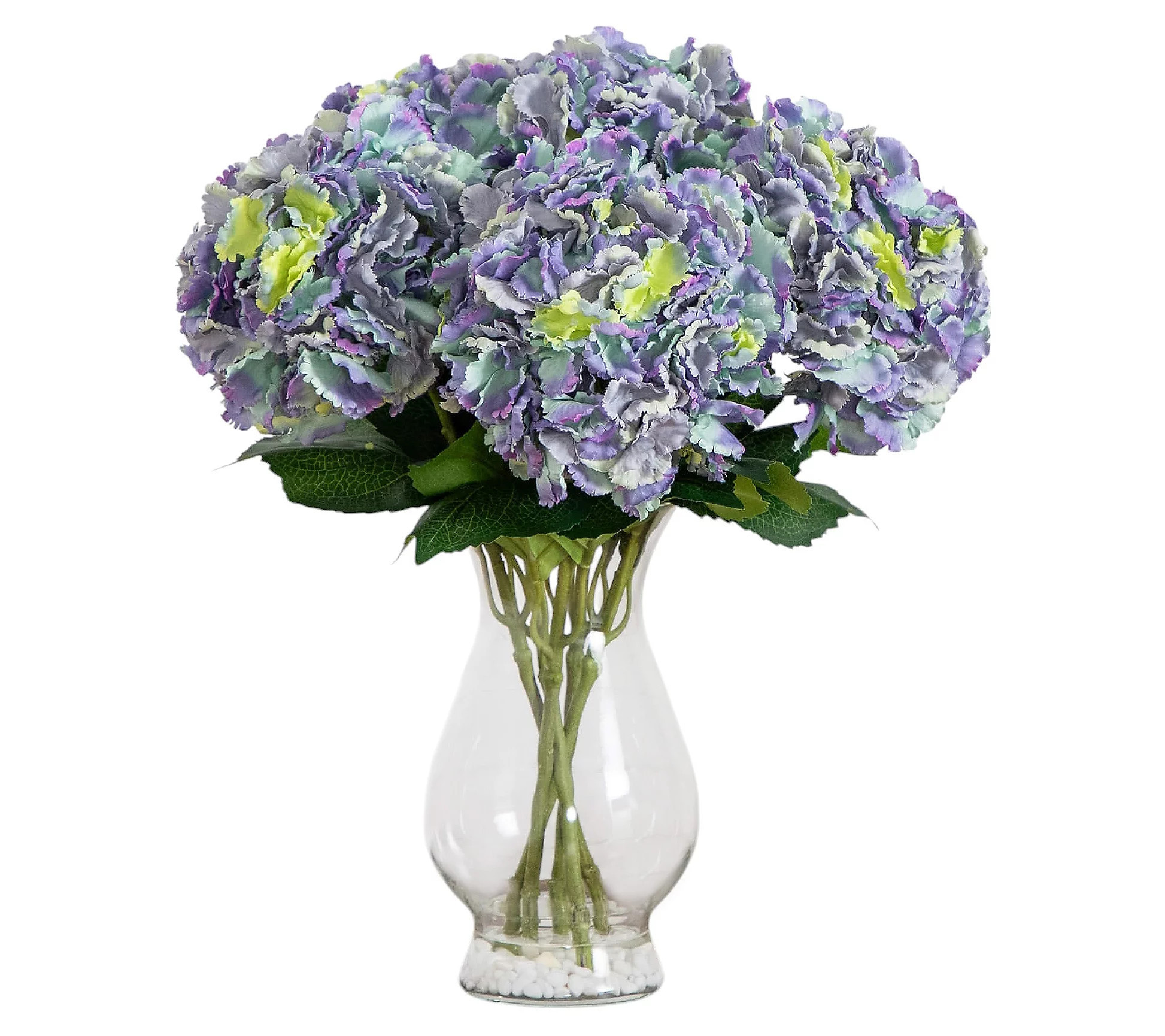 Nearly Natural 20"" Artificial Hydrangea Arrange ment | QVC