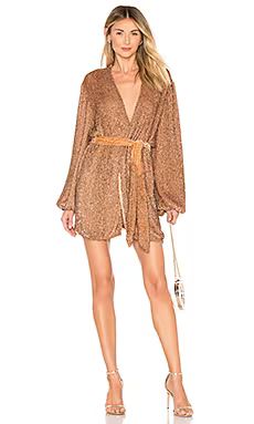 retrofete Gabrielle Robe Dress in Bronze from Revolve.com | Revolve Clothing (Global)