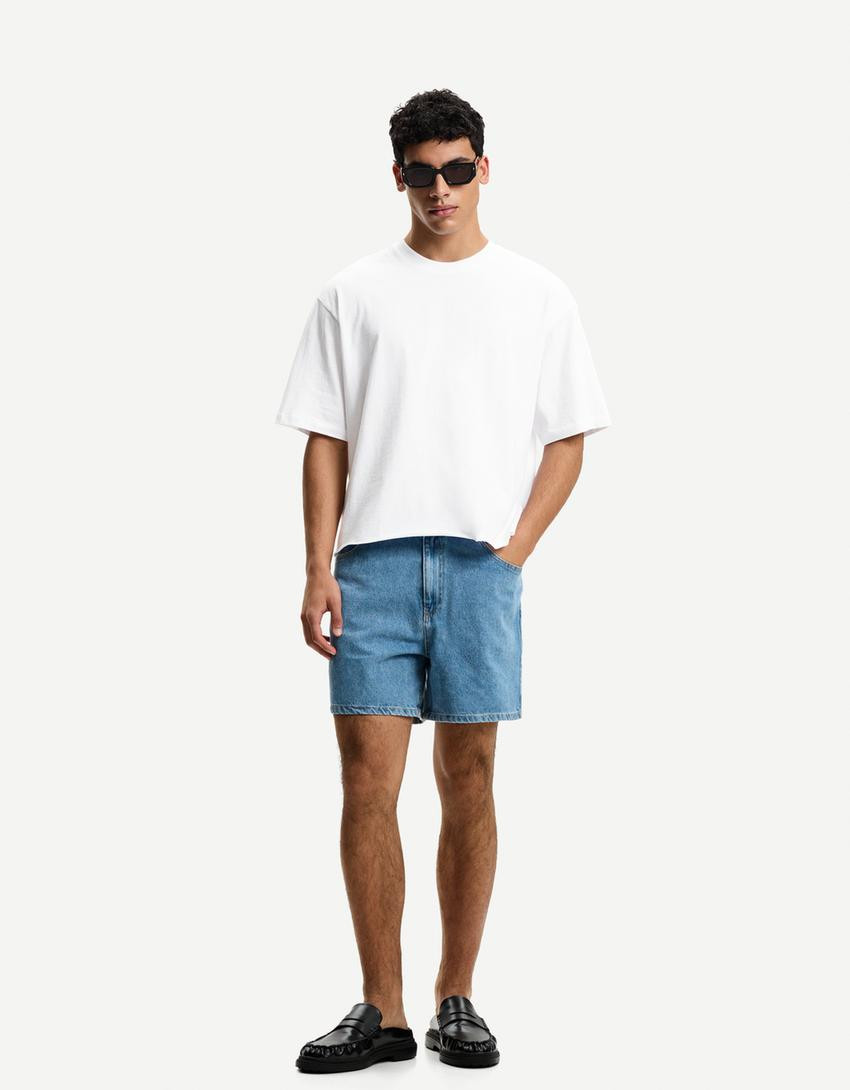 Cropped T-Shirt - T-shirts - Herren | Bershka DE