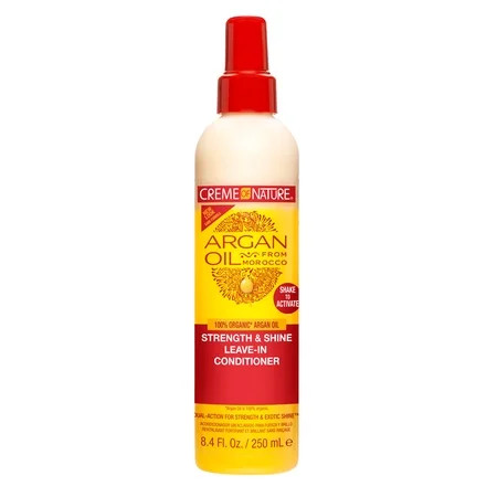 Creme of Nature Argan Oil Strength & Shine Leave-In Conditioner, 8.45 fl oz | Walmart (US)
