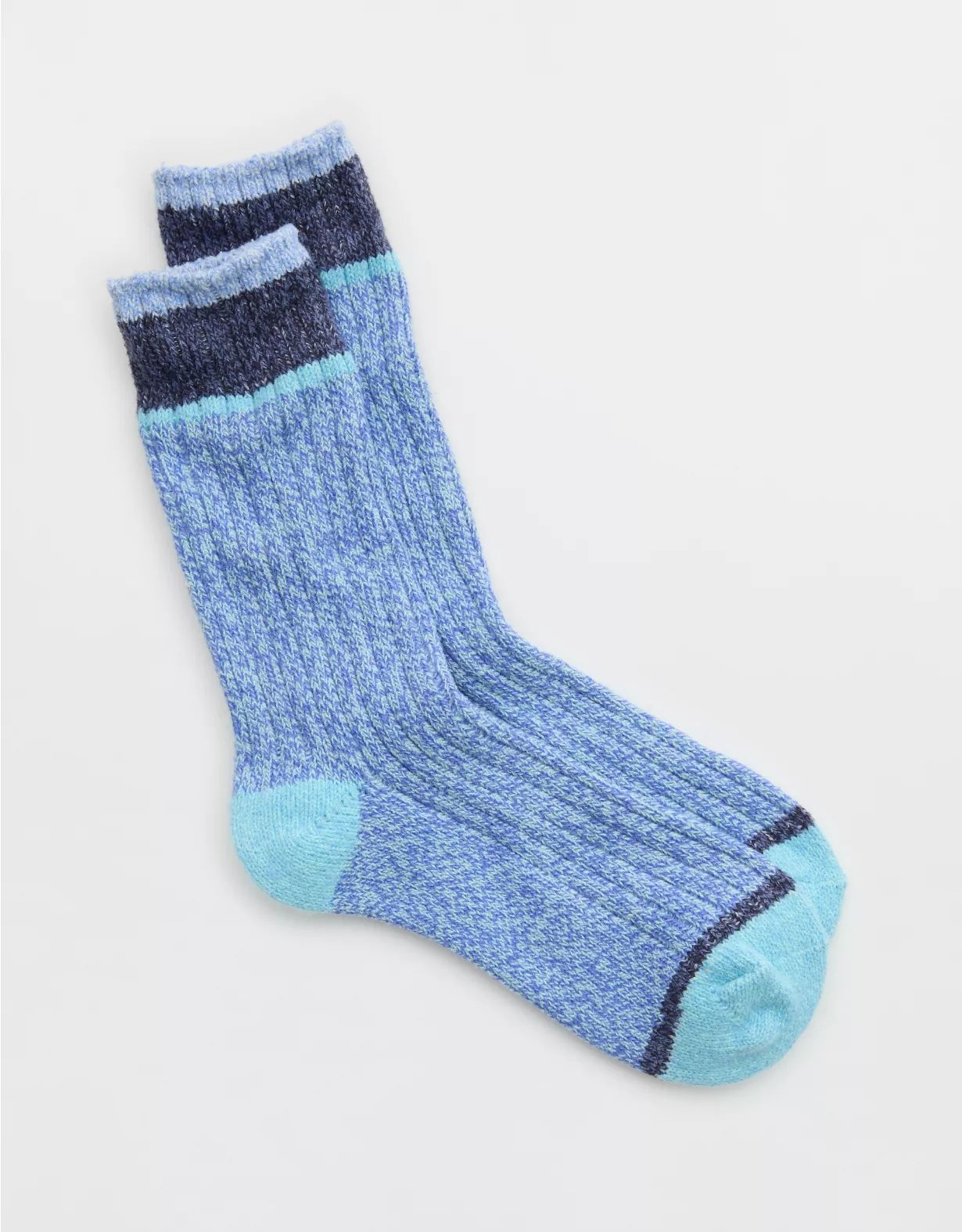 Aerie Colorblock Marled Crew Socks | Aerie