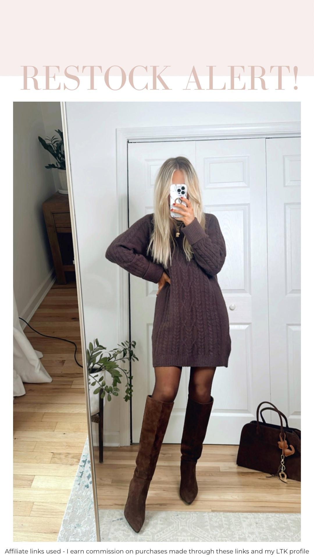 Abercrombie sweater dress has (FINALLY!!) been restocked! 🙌🏼