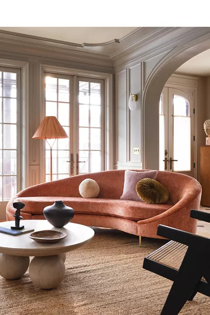 Asymmetrical Serpentine Sofa | Anthropologie (US)