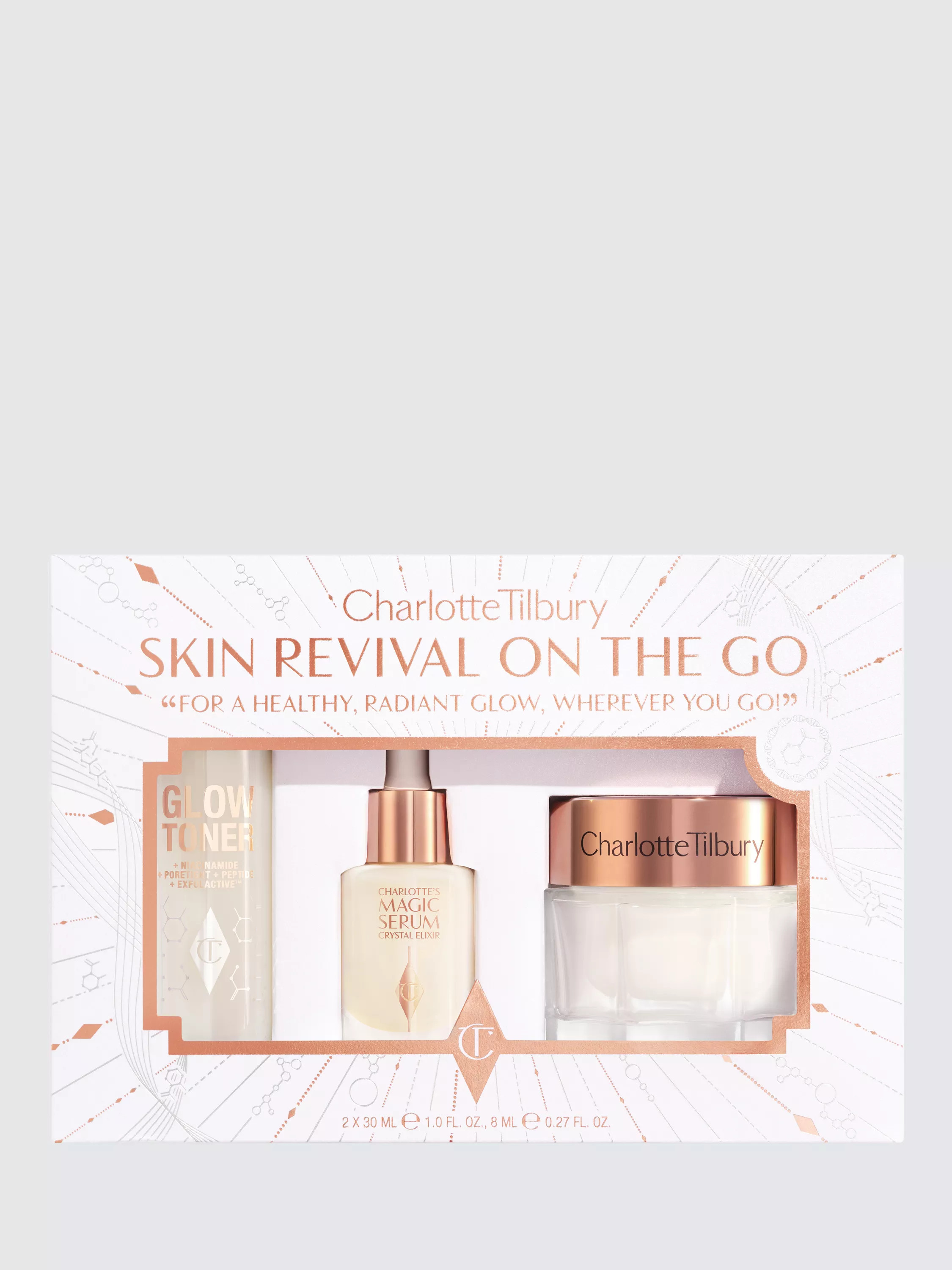 Charlotte TilburySkin Revival On The Go Skincare Gift Set | John Lewis (UK)