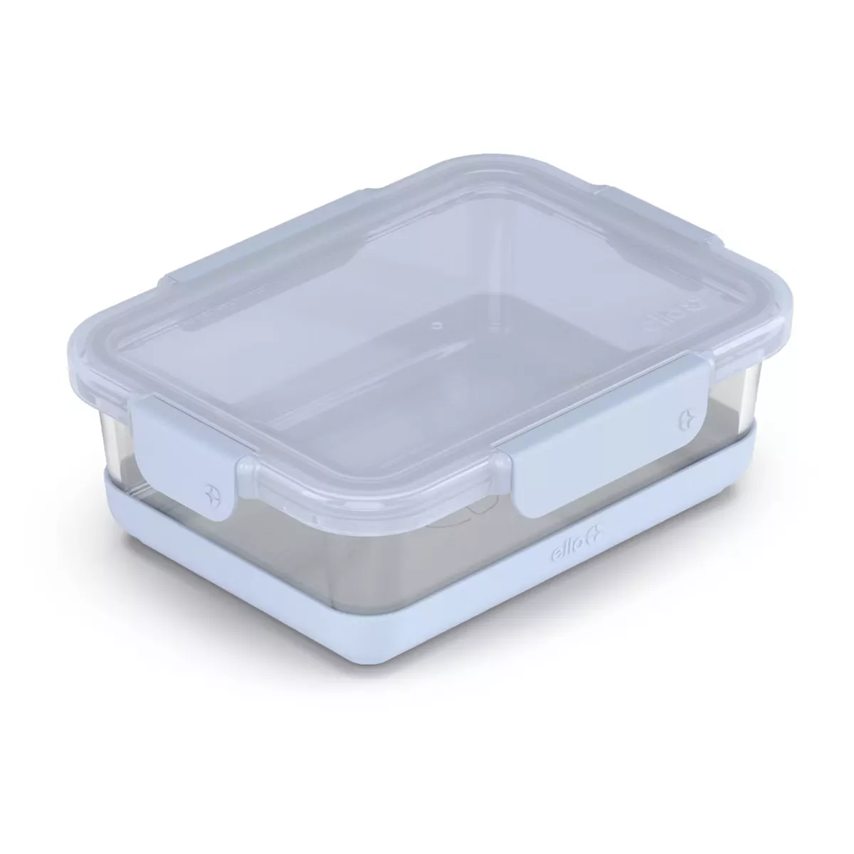 Ello Refresh 5 Cup Glass Food Storage Container Blue