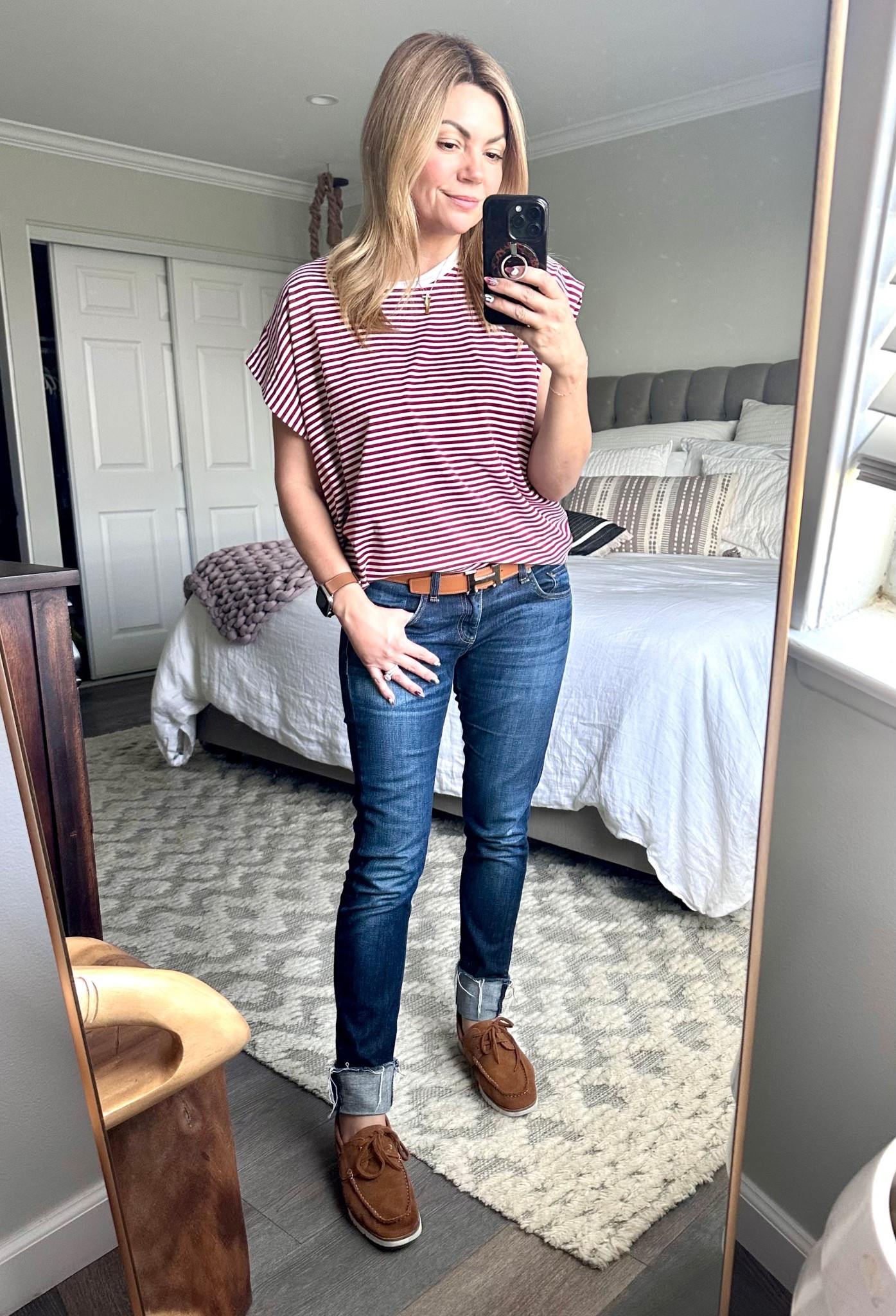 SoCal is slowly making its way to fall weather 🍂 I love the way this muscle tank hangs and is great for layering 

#LTKShoeCrush #LTKSeasonal #LTKActive