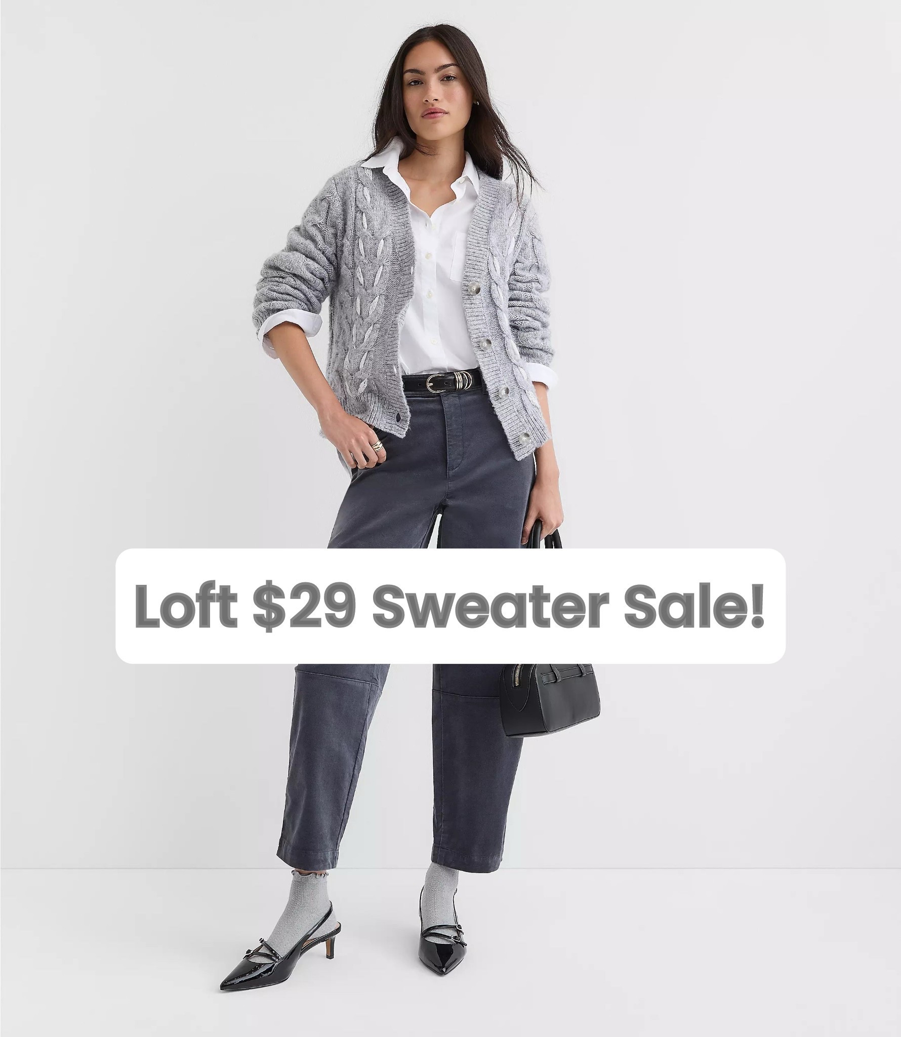 $29 sweaters from Loft!

Great gifts and wardrobe fillers!