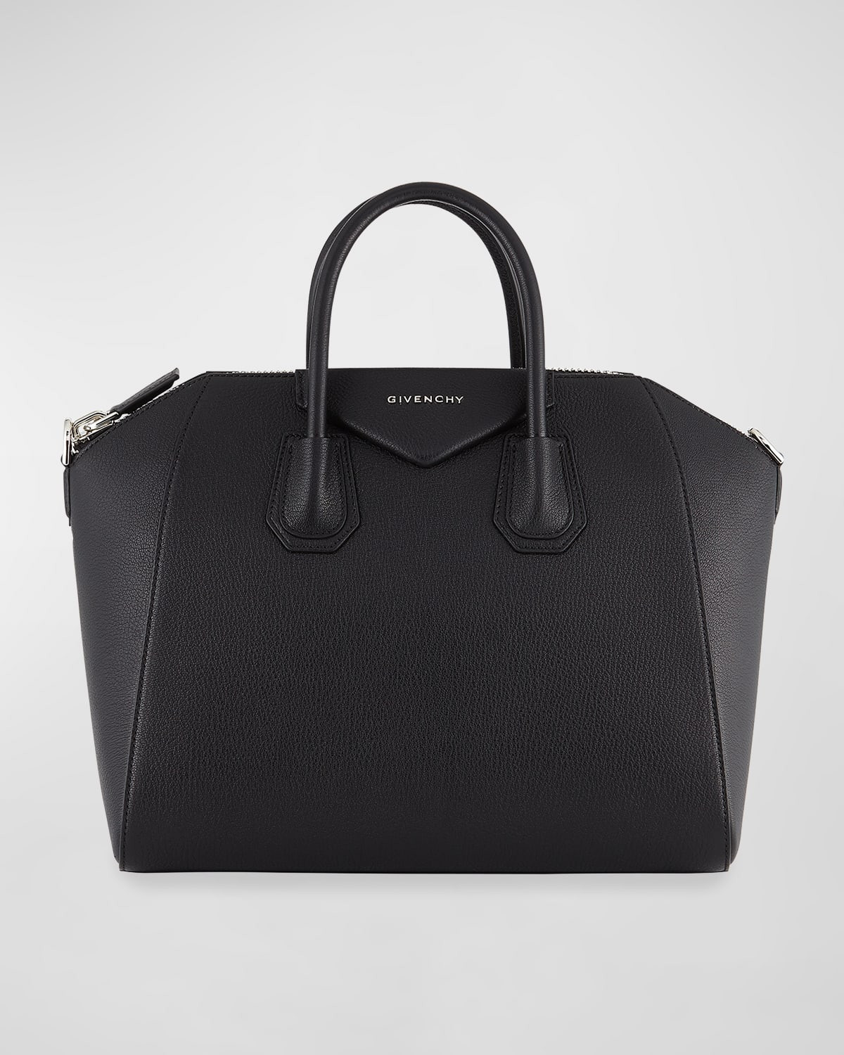 Antigona Medium Top Handle Bag in Grained Leather | Neiman Marcus