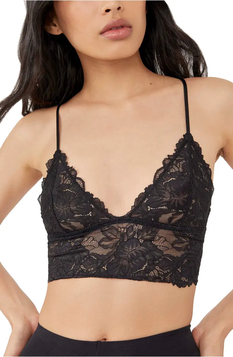 Free People Intimately FP Everyday Lace Longline Bralette | Nordstrom | Nordstrom