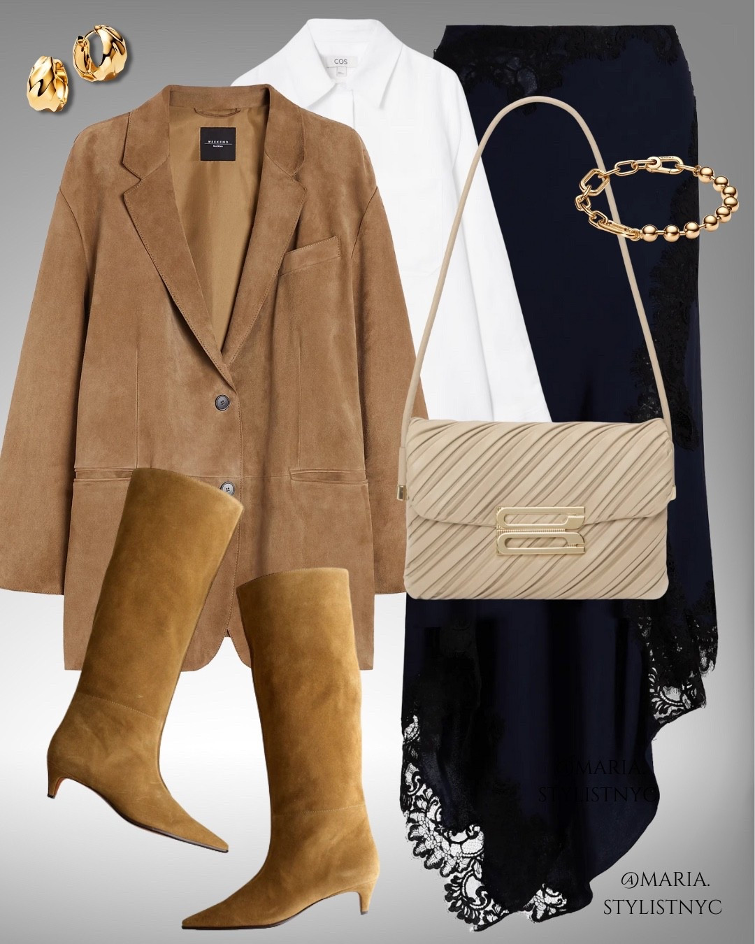 Suede Blazer + Skirt + Boots Fall Outfit 🍂✨

#LTKSeasonal #LTKStyleTip #LTKShoeCrush