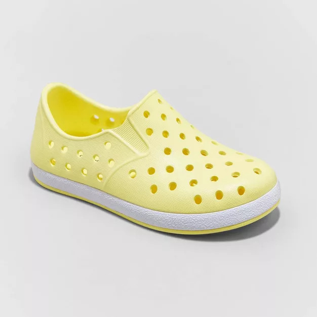 Toddler Jese Slip-On Apparel Water Shoes - Cat & Jack™ Yellow 8 | Target