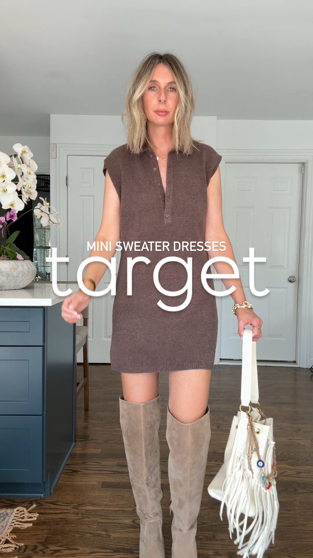 JUST DROPPED AT TARGET! 

MINI SWEATER DRESS
such an easy throw and go dress! the striped is so fresh for the end of summer and the brown is a great “hello” to fall. and, with my all time favorite target boots…obsessed! high sell out risk! wearing the small, sizing is pretty generous. i’m 5’7” for reference. 

KNEE HIGH BOOTS
we sold them out last year, so if you missed your chance then JUMP on it now! they’re only $50 people!! and, the quality is beyond. 👌 



fall style. over the knee boots. boots for fall. fall boots. target boots. viral boots. sweater dress. target new arrivals. target style. effortless style. 


#styleover40 #relatable #stylevlog #newattarget #targetstyle #fallstyle #sweaterdress #overthekneeboots 

#LTKShoeCrush #LTKOver40 #LTKFindsUnder100