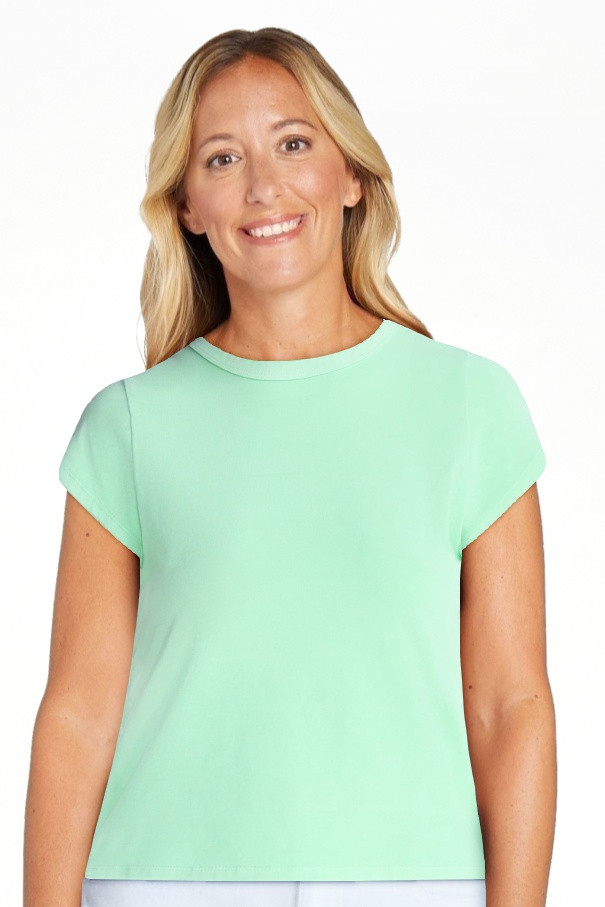 Free Assembly Women's and Women's Plus Cap Sleeve Tee, Sizes XS-4X | Walmart (US)