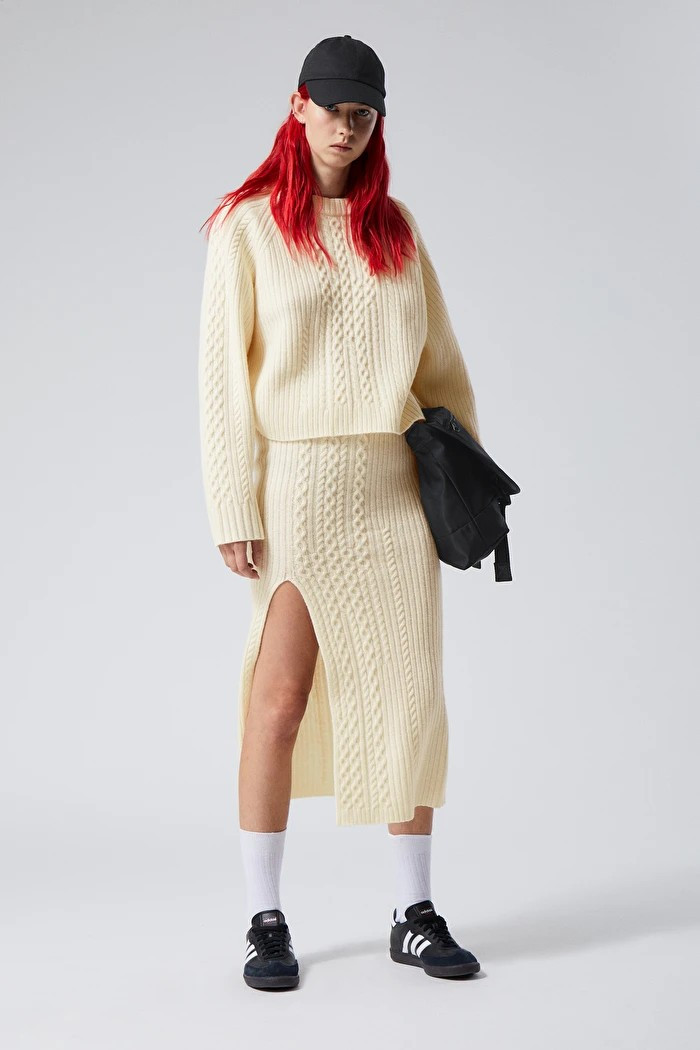 Jill Cable Sweater | Weekday