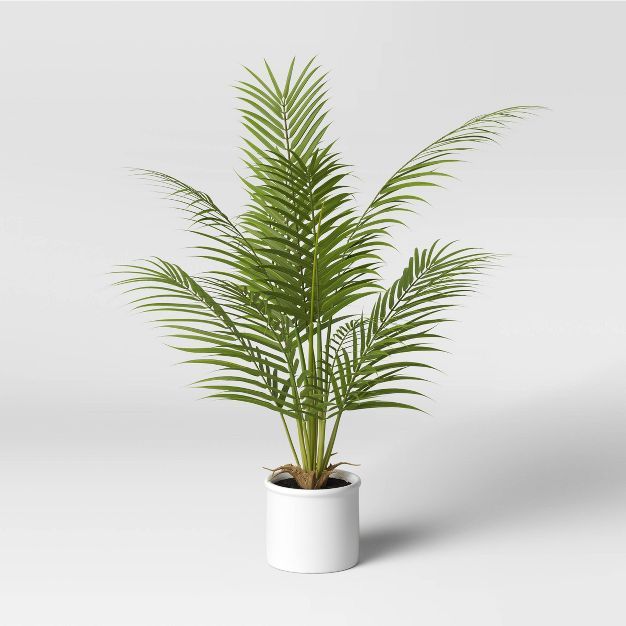 28&#34; x 24&#34; Artificial Palm Plant Arrangement in Pot - Threshold&#8482; | Target