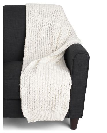 Honeycomb Chunky Knit Throw | Home | T.J.Maxx | TJ Maxx