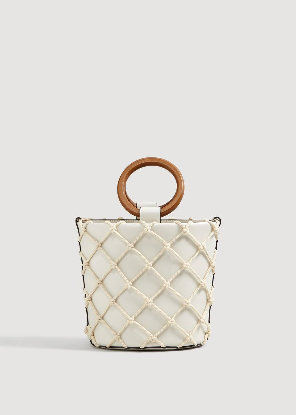 Net tote bag - Women | MANGO (US)