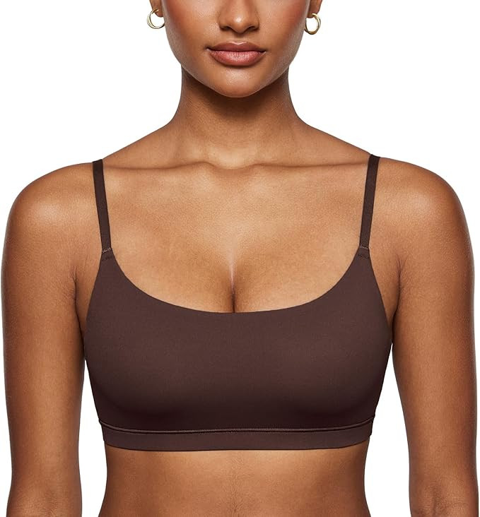 Women's Inbarely Bralettes Cami Bras No Underwire Wireless Seamless Unlined Comfort Sports Bra | Amazon (US)