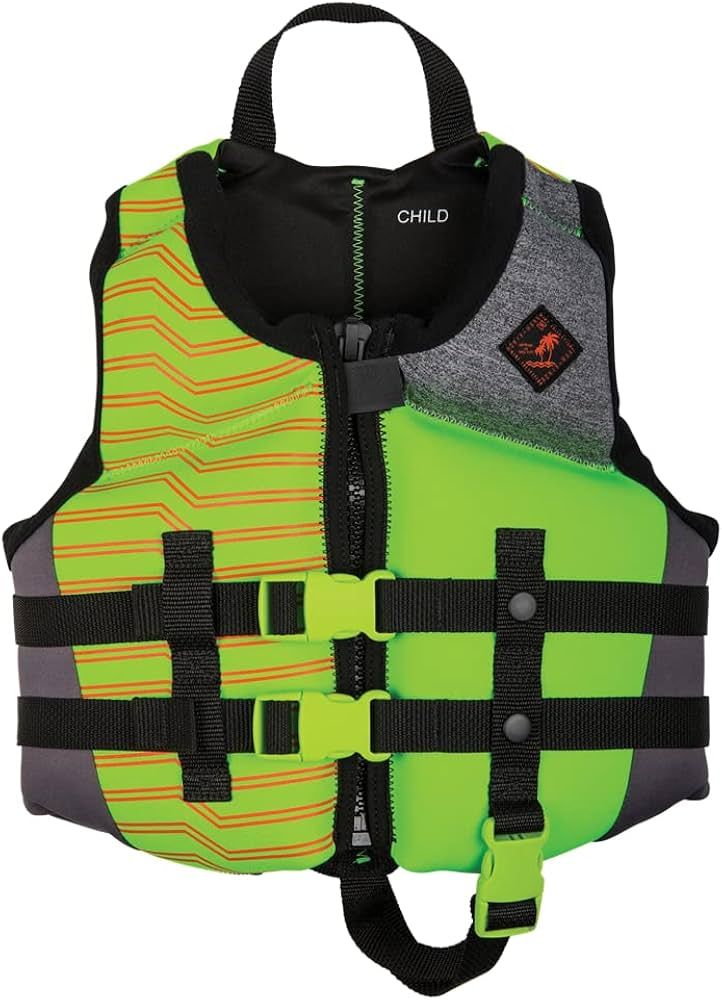 Ronix Vision Boy's CGA Life Vest, Lime Heather | Amazon (US)
