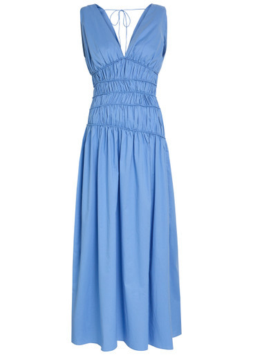 Saja smocked cotton maxi dress | Harvey Nichols