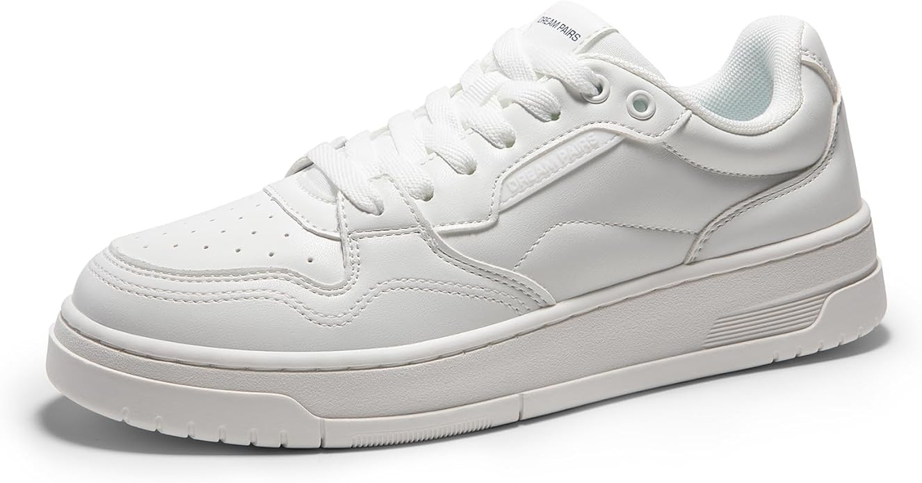 DREAM PAIRS Women's Fashion Walking Skateboard Court Sneakers Comfortable Low-Top Lace-Up Non-Sli... | Amazon (US)