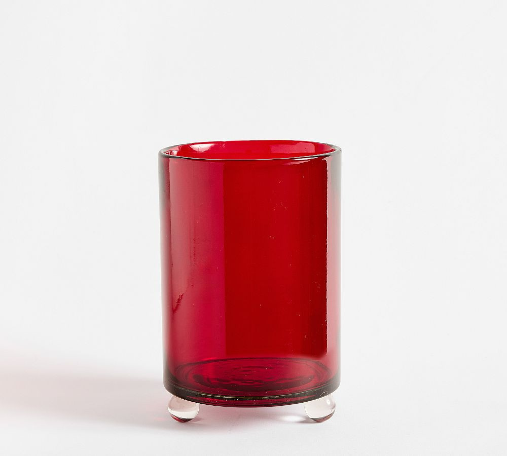 Glass Hurricanes, Ruby Red, Medium | Pottery Barn (US)