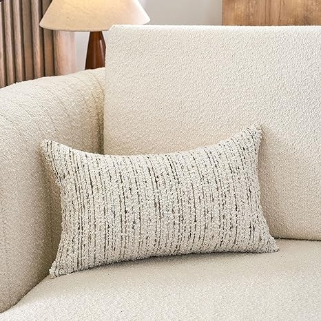 DOMVITUS Boucle Pillow Covers, 12x20 Throw Pillow Covers Couch Pillows for Living Room, Decorativ... | Amazon (US)