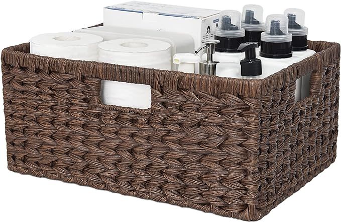 GRANNY SAYS Large Wicker Basket, Decorative Woven Basket for Storage, Waterproof Storage Basket O... | Amazon (US)
