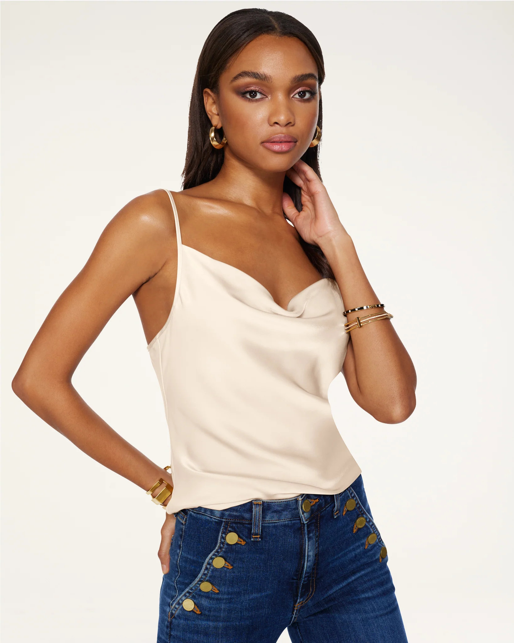Abigail Cowl Neck Tank Top | Ramy Brook