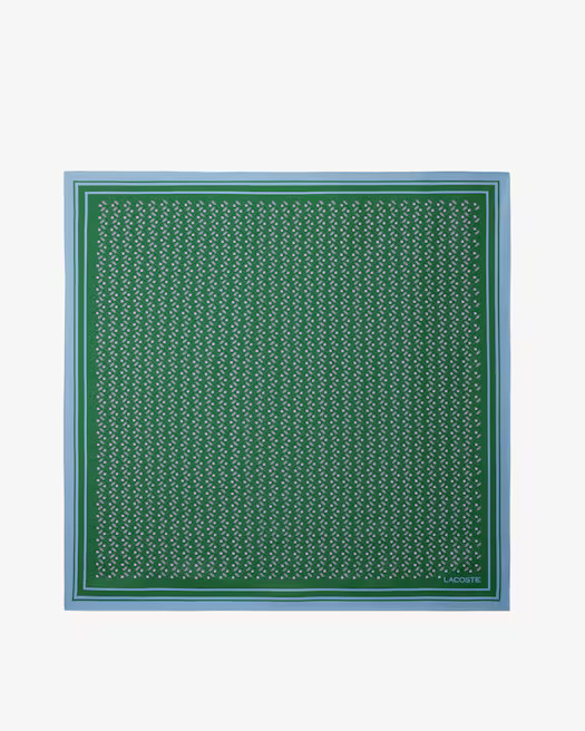 Runway Print Silk Square | Lacoste (US)