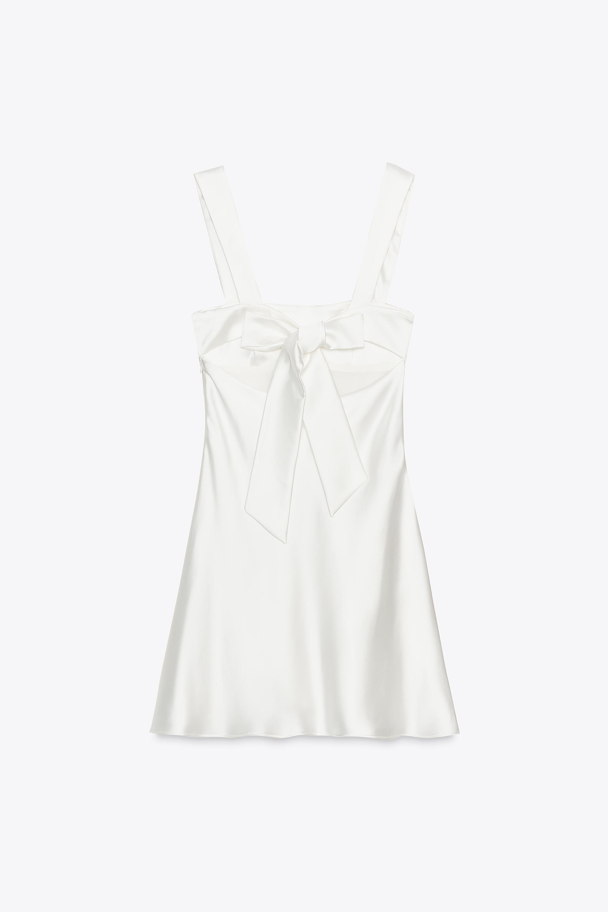 SATIN EFFECT SHORT DRESS | Zara US