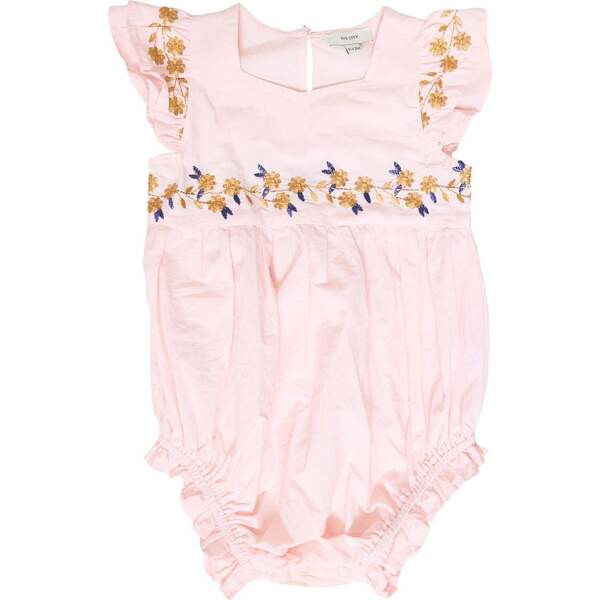 Baby Hattie Romper in Embroidered Spring Floral | Maisonette