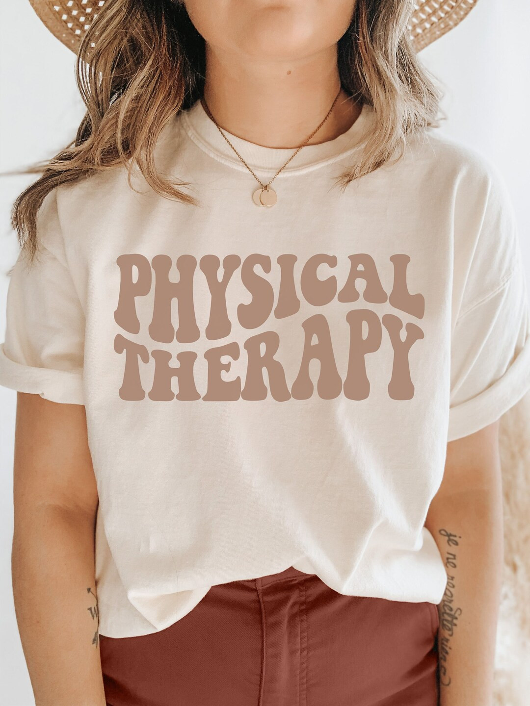 Physical Therapy Shirt Retro Boho 1970s PT Graduation Gift PT School Student Pediatric Physical T... | Etsy (US)