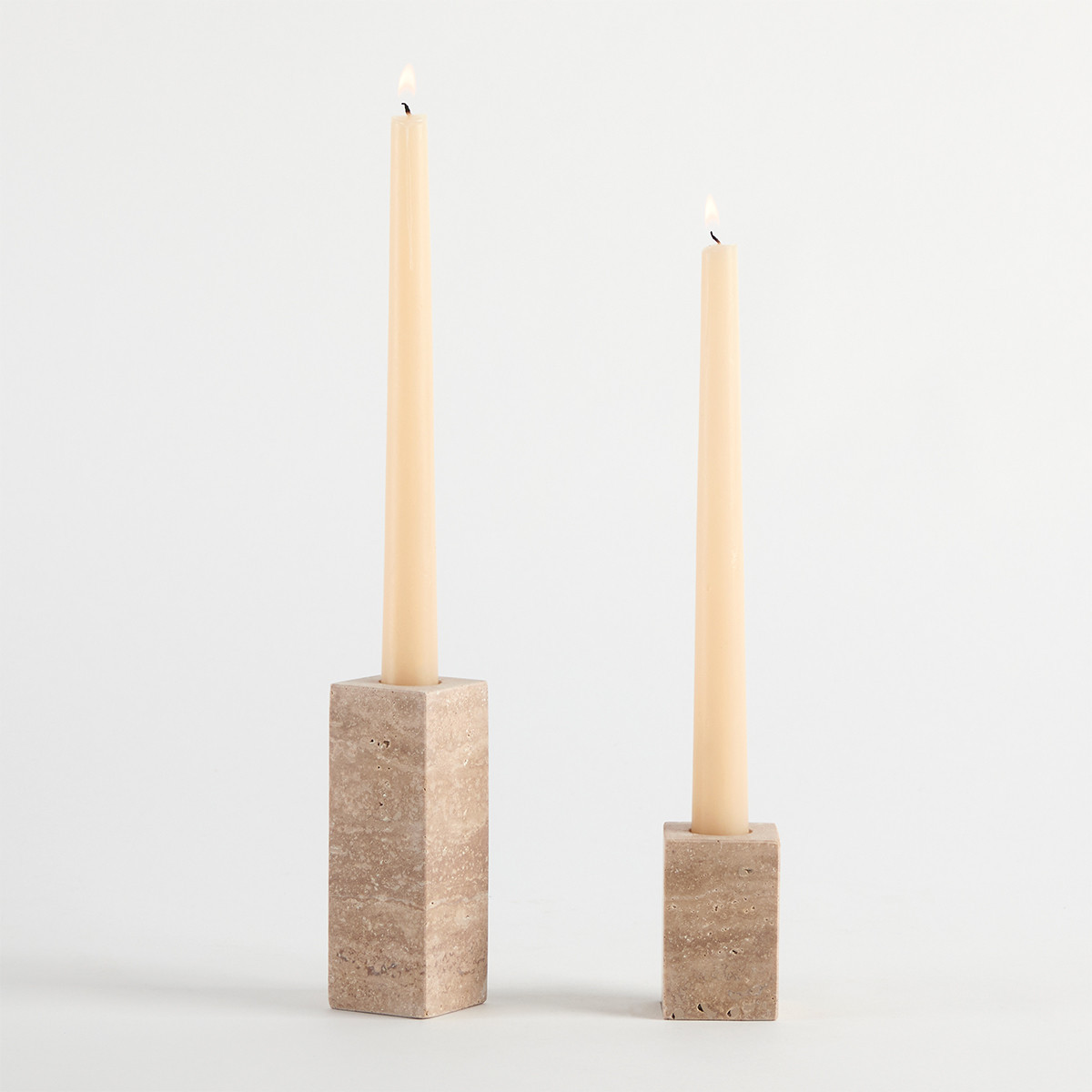 Tarra Travertine Candle Holder [MUSHTARCHS24] | Pillow Talk AU